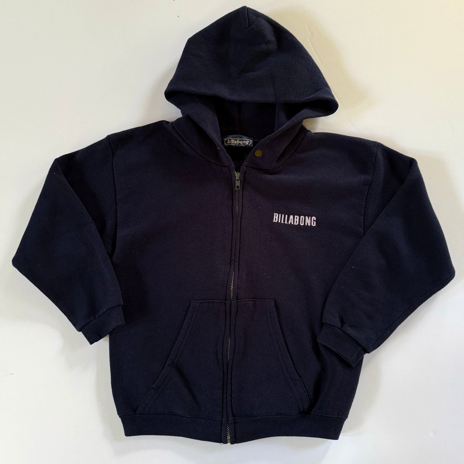 Billabon Snap Button Zip Up - Size 6