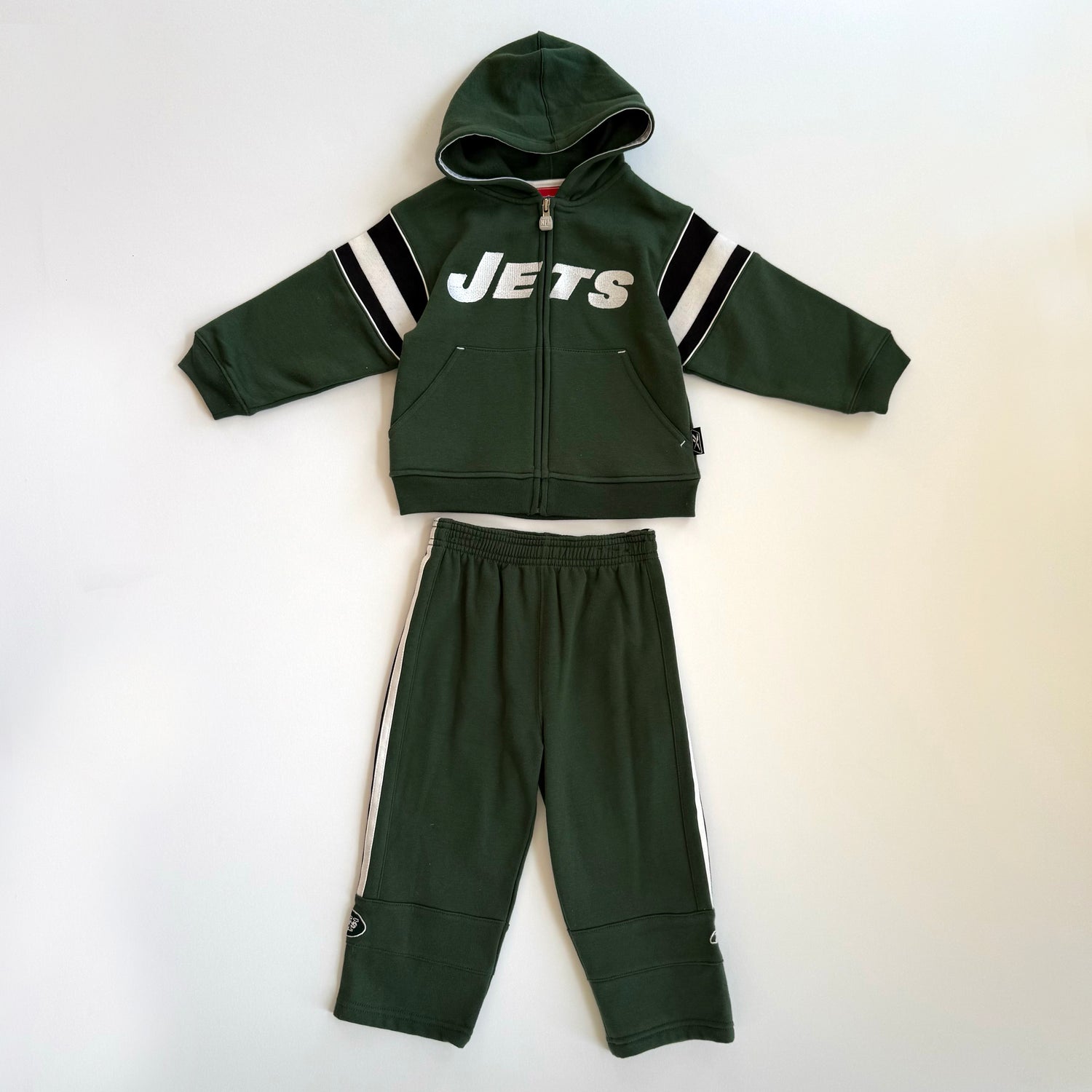 NY Jets Zip Up Hoodie & Sweatpants - Size 24M