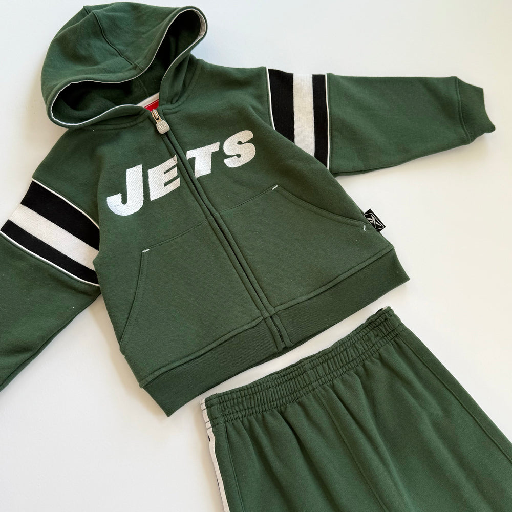 NY Jets Zip Up Hoodie & Sweatpants - Size 24M