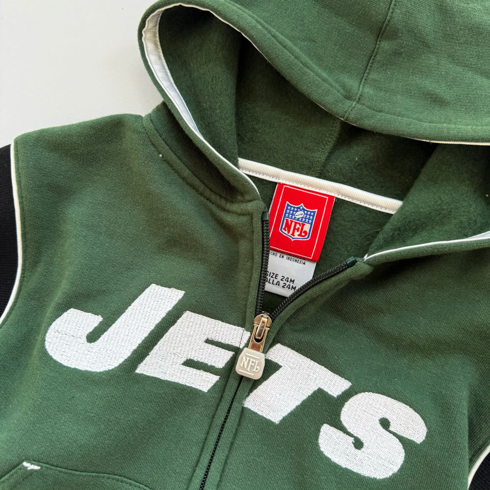 NY Jets Zip Up Hoodie & Sweatpants - Size 24M