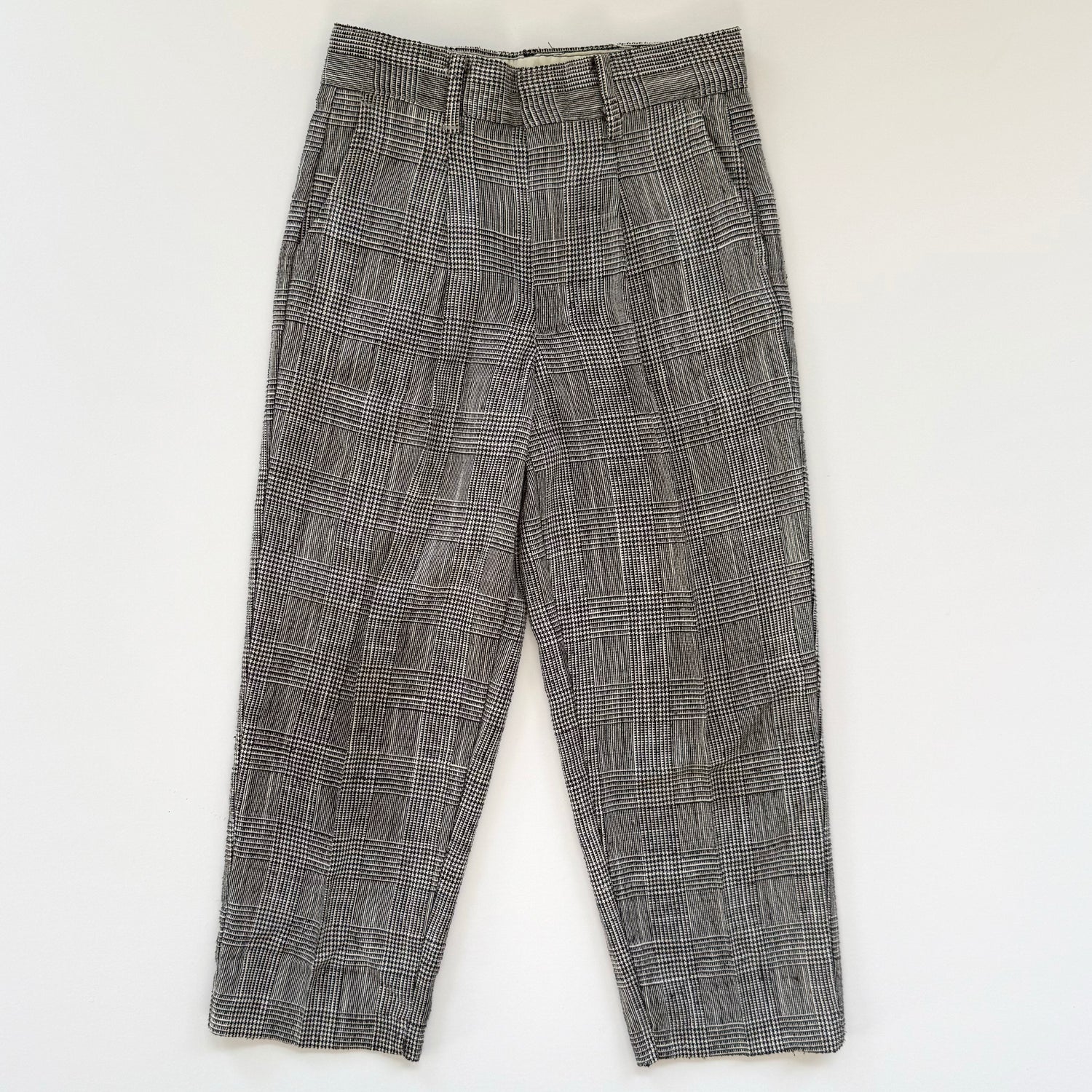 Houndstooth Plaid Trouser - Size 5/6