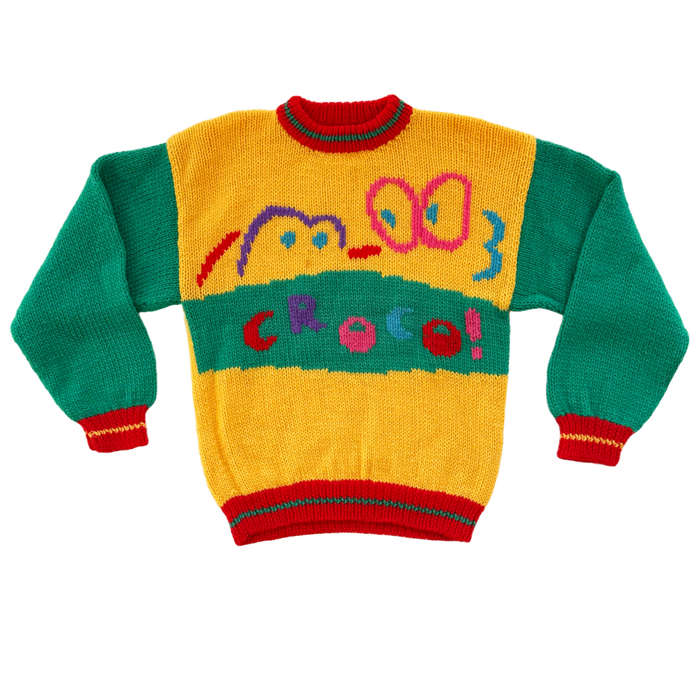Croco Jr Wool Sweater! - Size 10