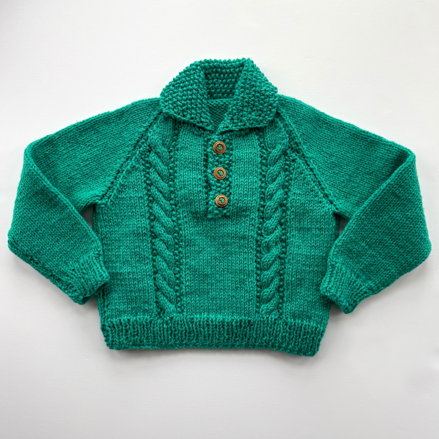 Knit Collar Sweater - Size 4/5