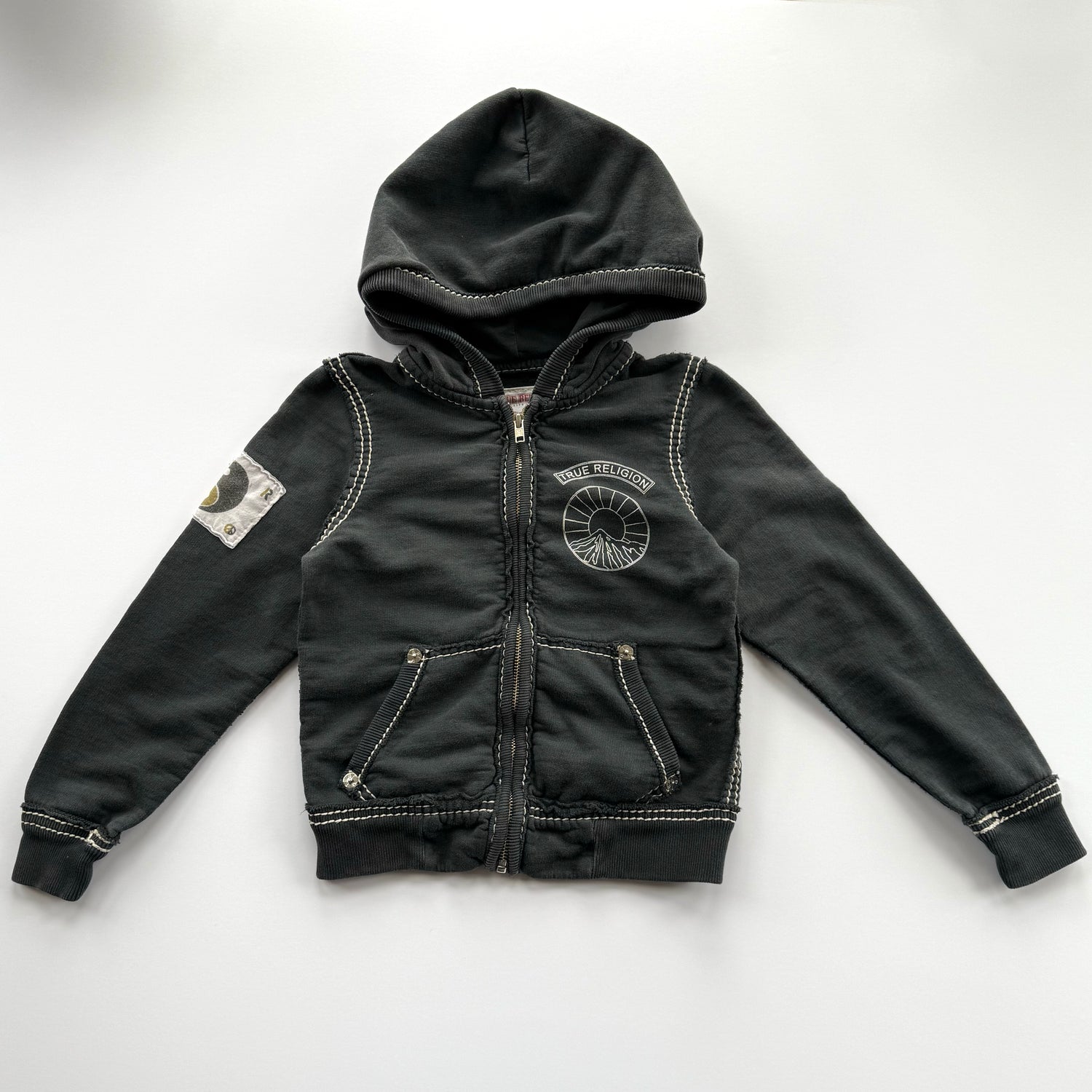 True Religion Zip Up Hoodie - Size 5/6