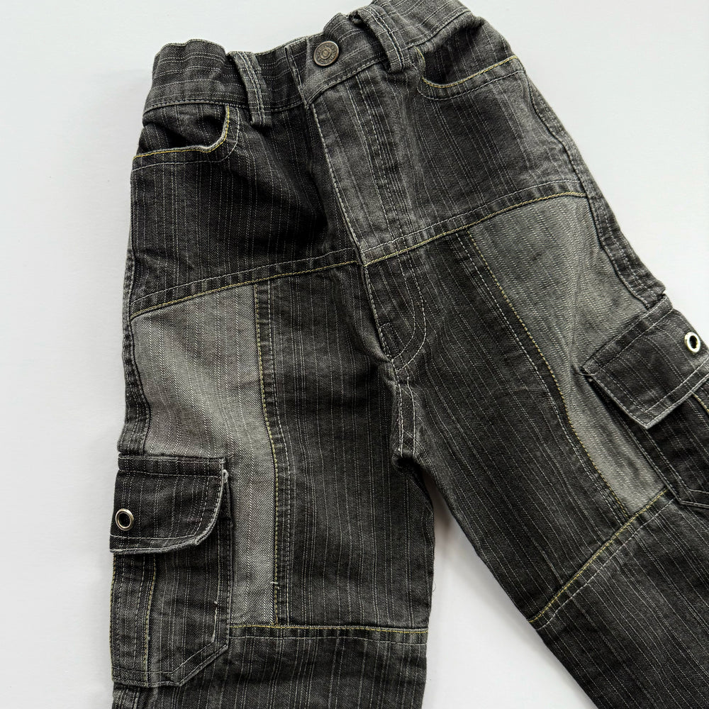 Cargo Pinstripey Pants - Size 4/5