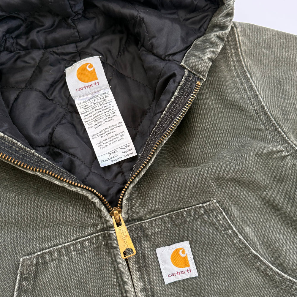 Carhartt Duck Canvas Quilted Jacket - Size S