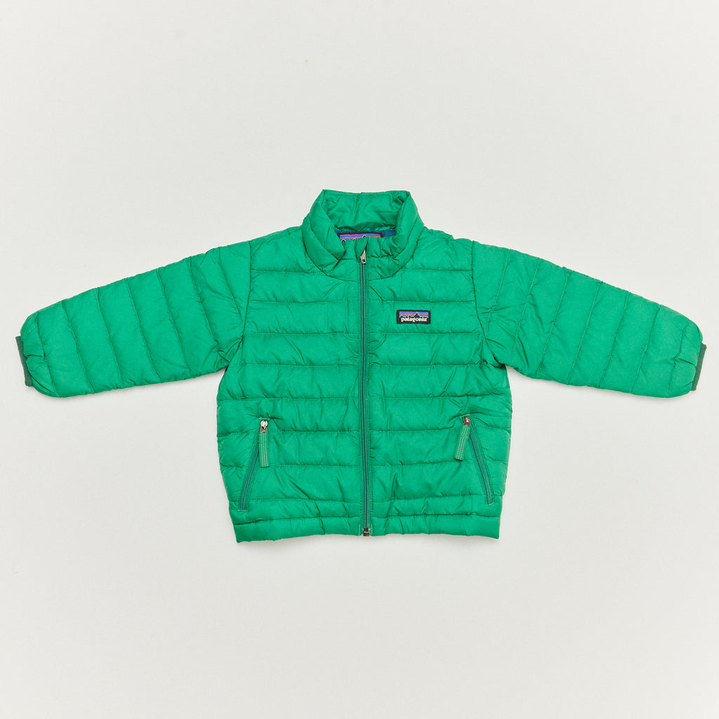 Patagonia down jacket green 緑　ダウンセーター Patagonia Down Sweater Jacket - Size 18M – Two Bridges Clothier