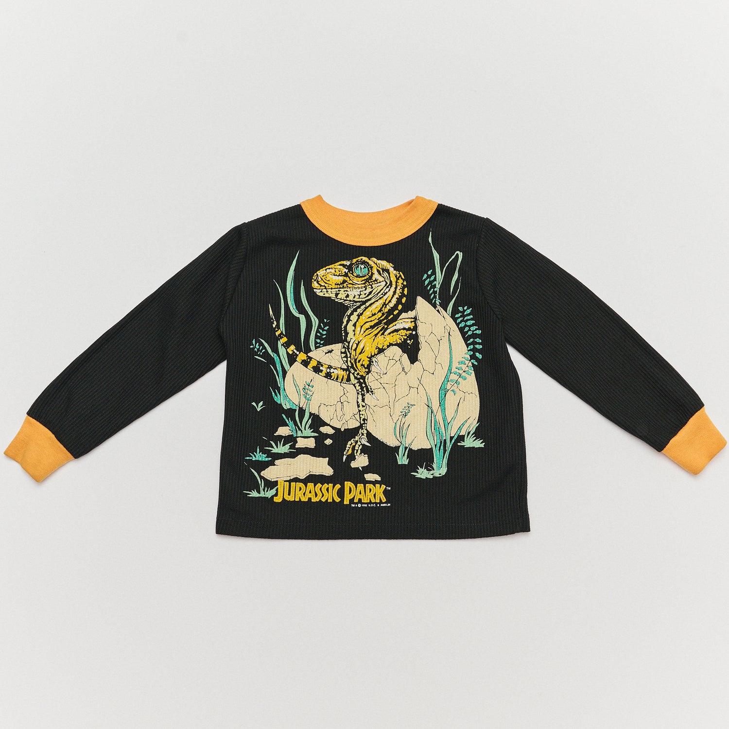 Jurassic Park 1992 Waffle Shirt - Size 4/5
