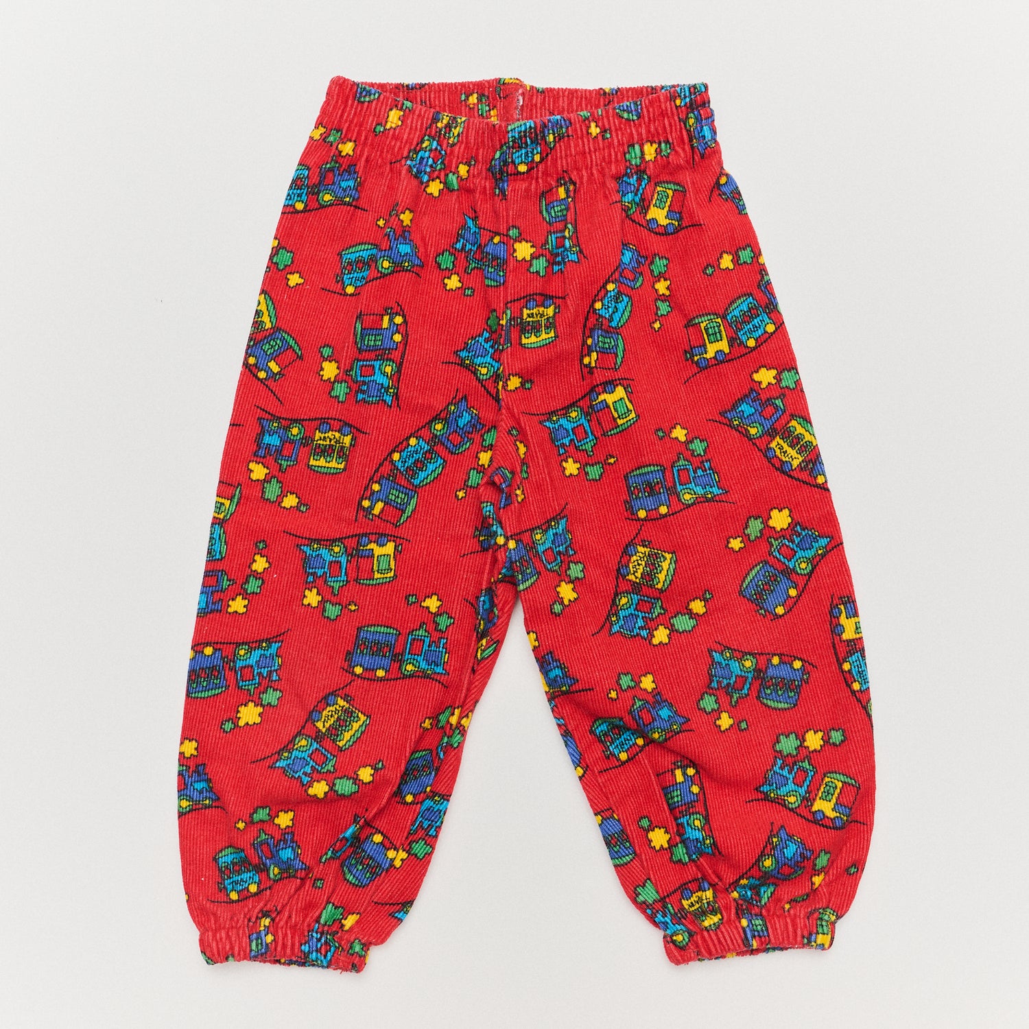 Trains AOP Corduroy Pants - Size 24M
