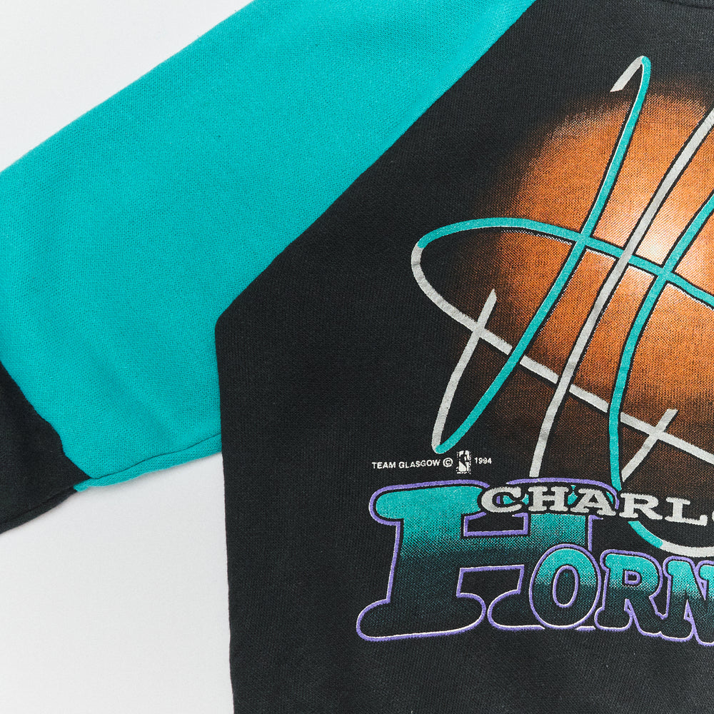 Charlotte Hornets 90s Sweater - Size 5/6