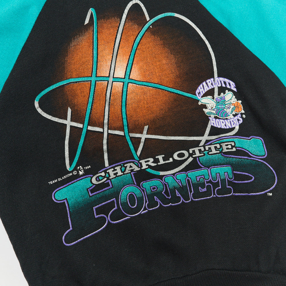 Charlotte Hornets 90s Sweater - Size 5/6