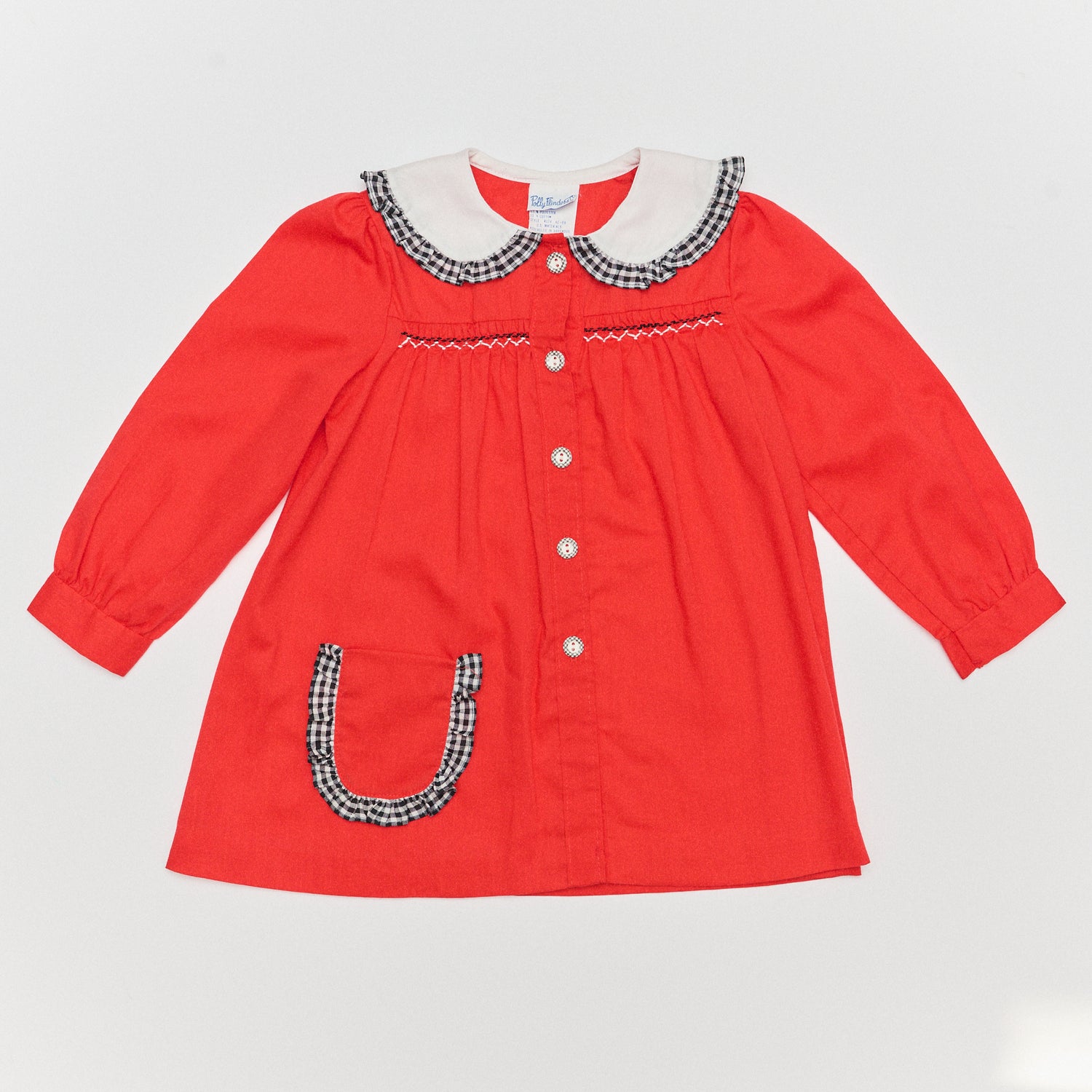 Polly Finders Smocked Dress - Size 4