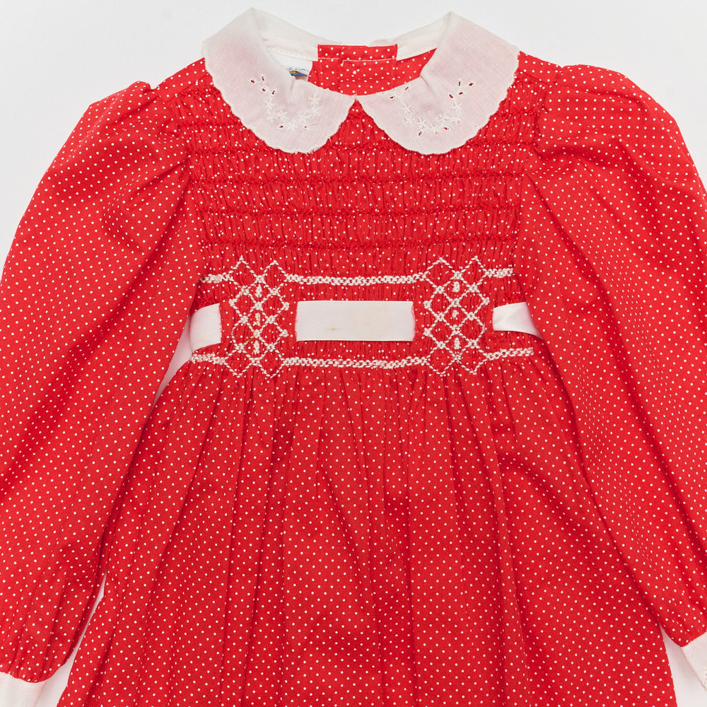 Polly Finders Polka Dot Dress - Size 4