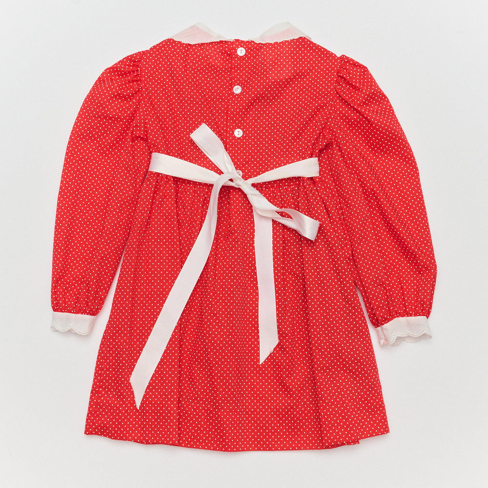 Polly Finders Polka Dot Dress - Size 4