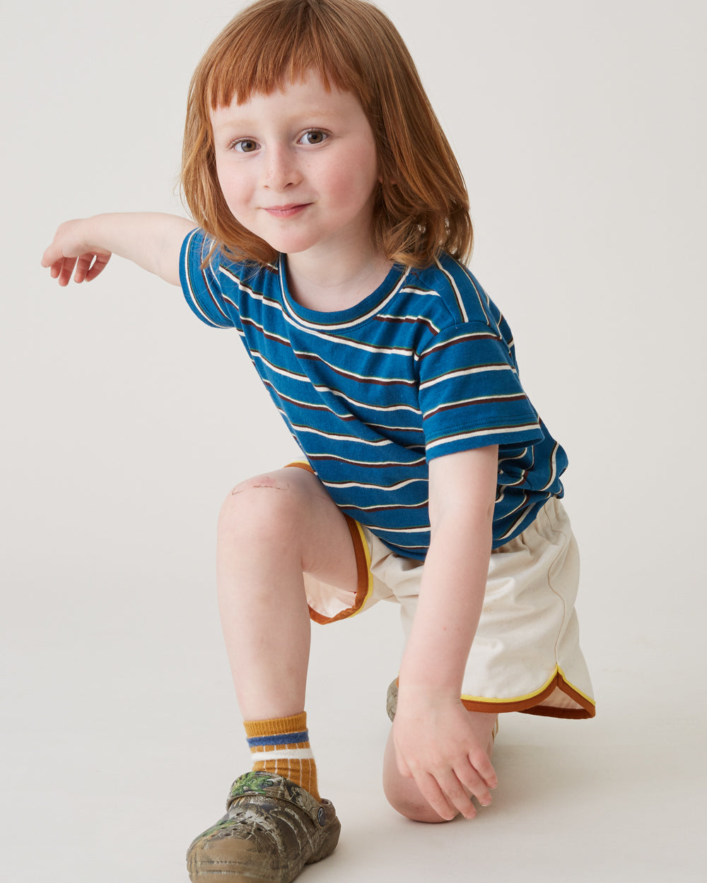 Homer Striped Tee in Blue