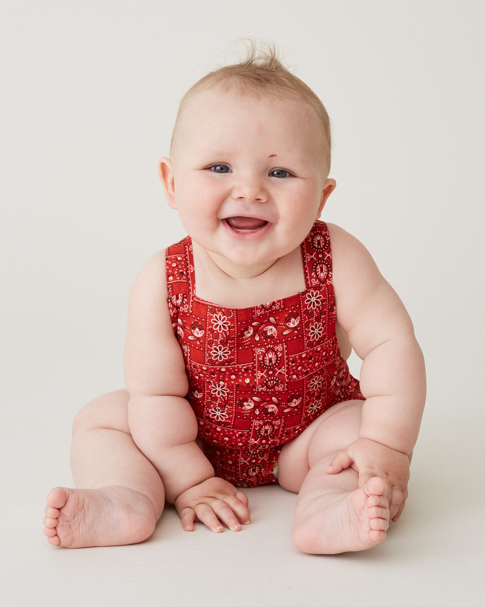 Momo Romper in Bandana