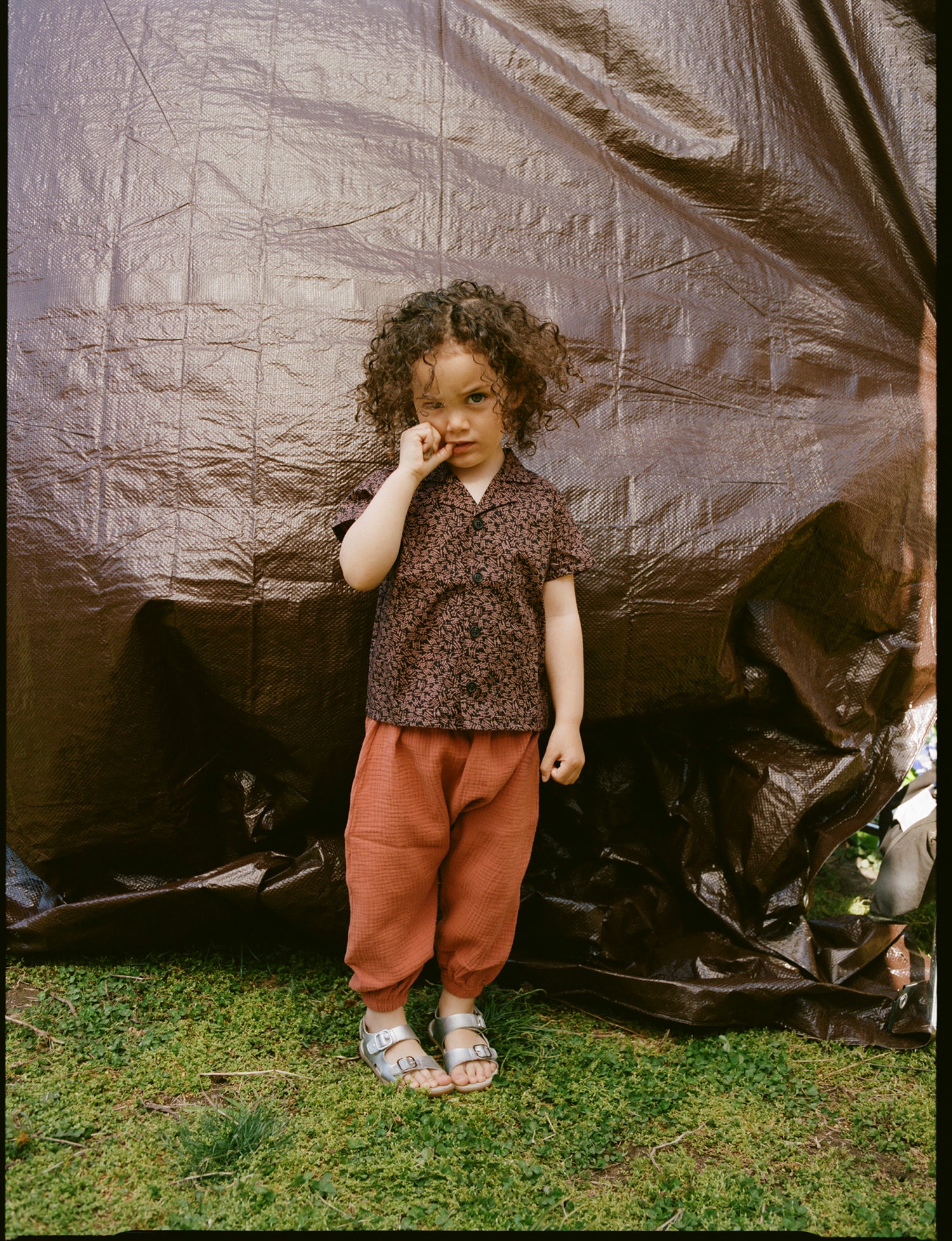 Grover Pants in Rusty Red