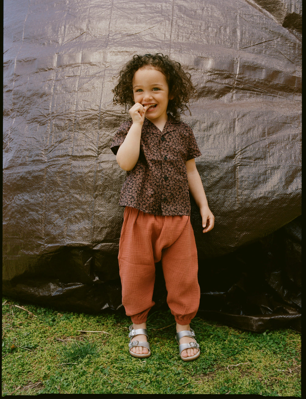 Grover Pants in Rusty Red