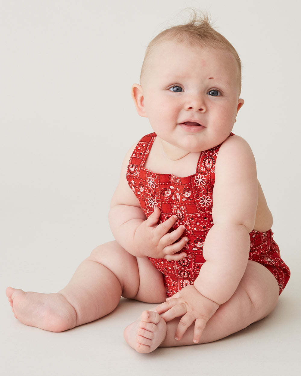 Momo Romper in Bandana