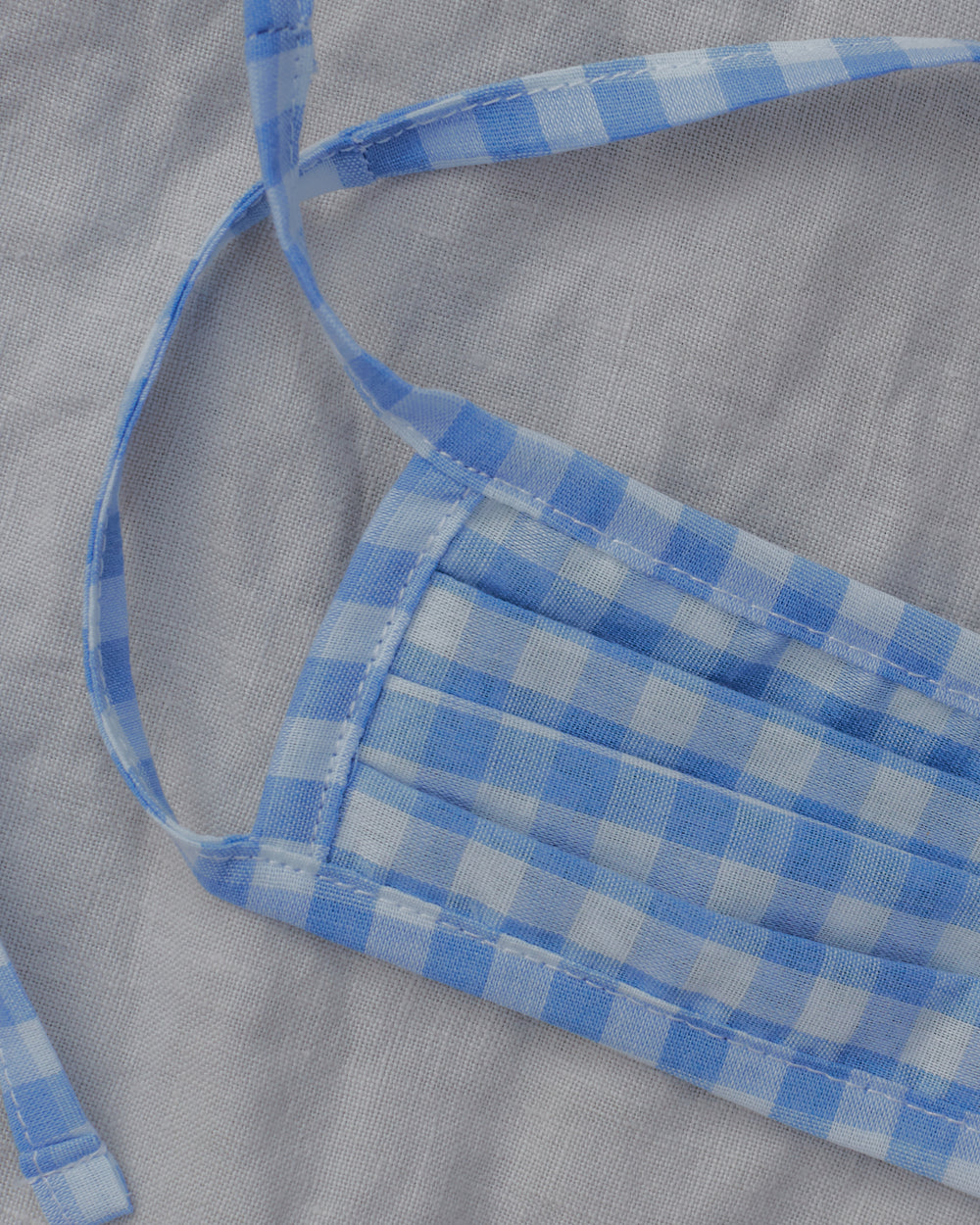 The Camp Face Mask in Blue Plaid