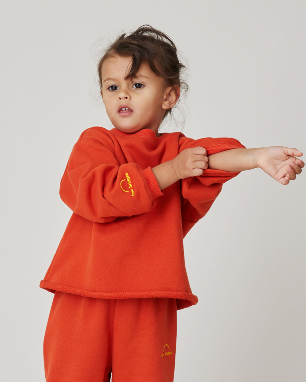 Ellis Crewneck Sweatshirt in Poppy
