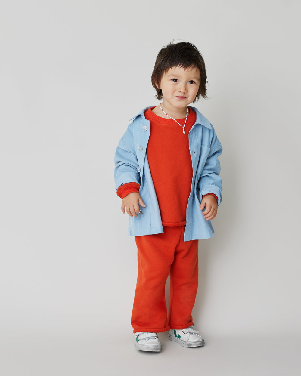 Ellis Crewneck Sweatshirt in Poppy