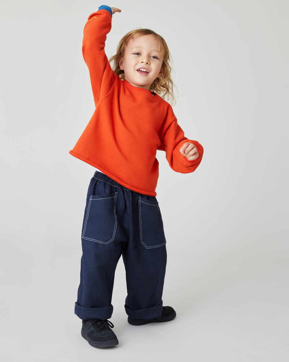 Ellis Crewneck Sweatshirt in Poppy