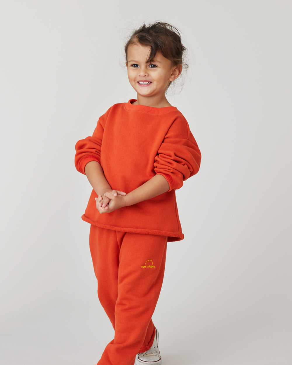 Ellis Crewneck Sweatshirt in Poppy