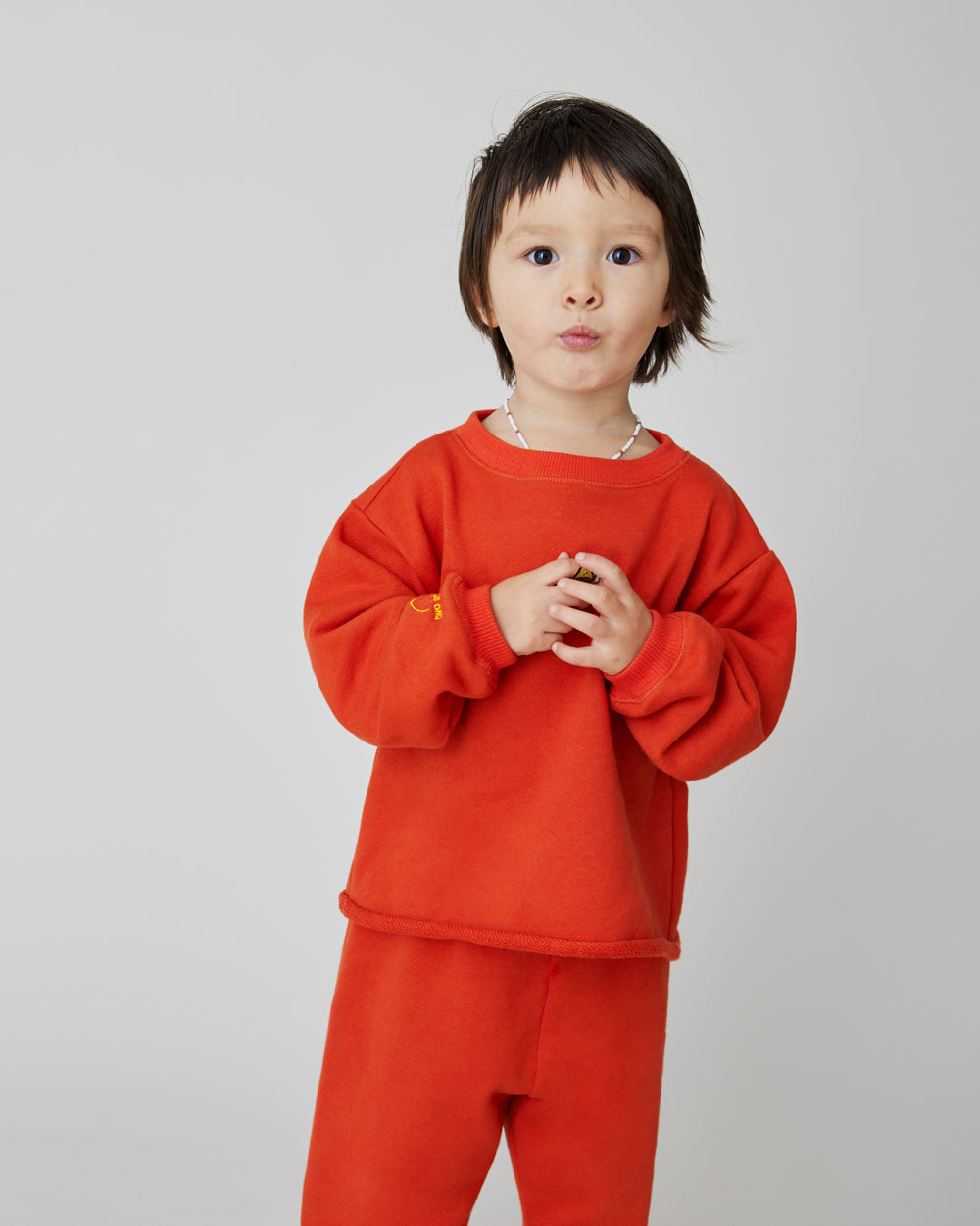 Ellis Crewneck Sweatshirt in Poppy