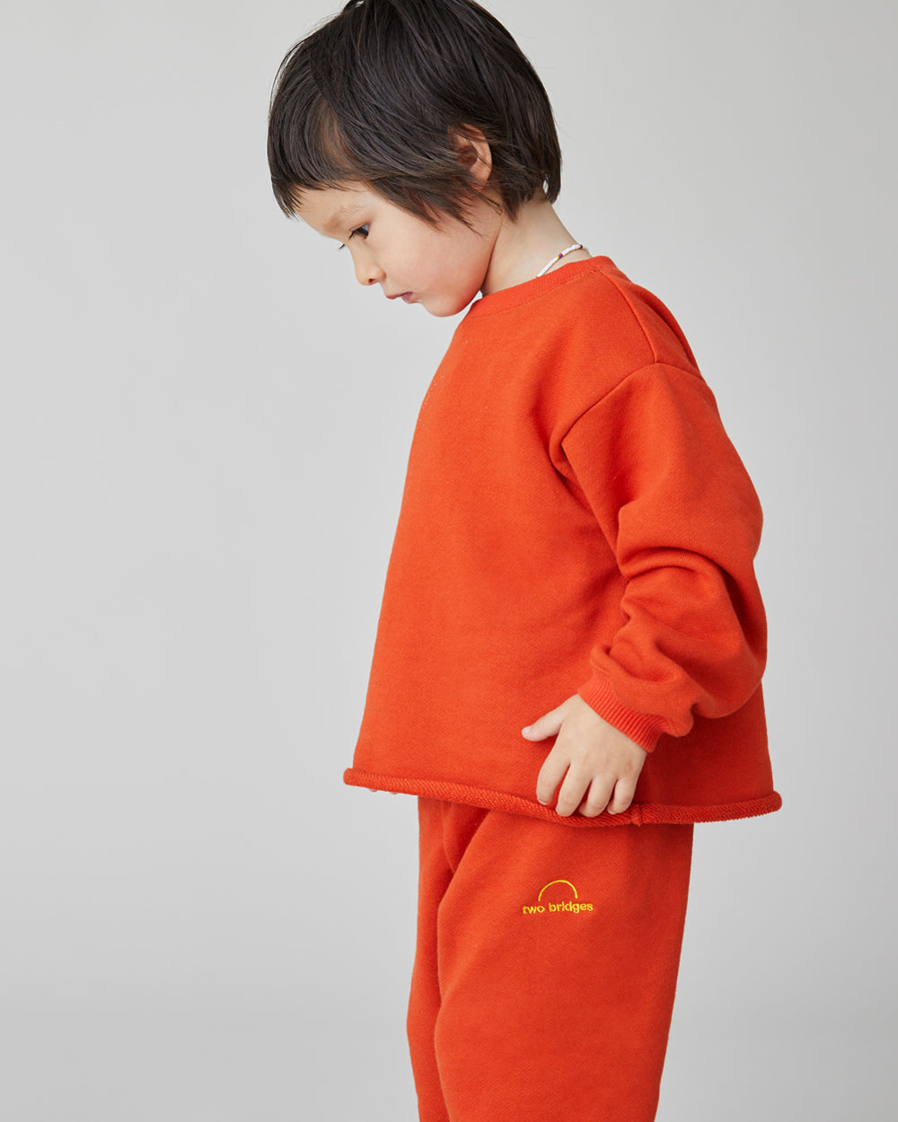 Ellis Crewneck Sweatshirt in Poppy