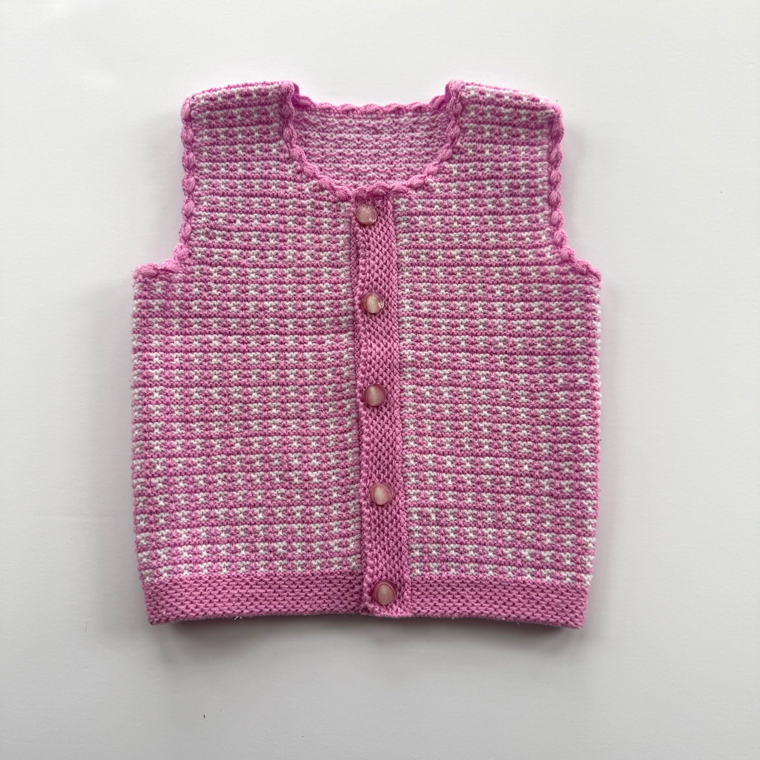 Purple-ish PInk Button Down Vest - Size 2/3