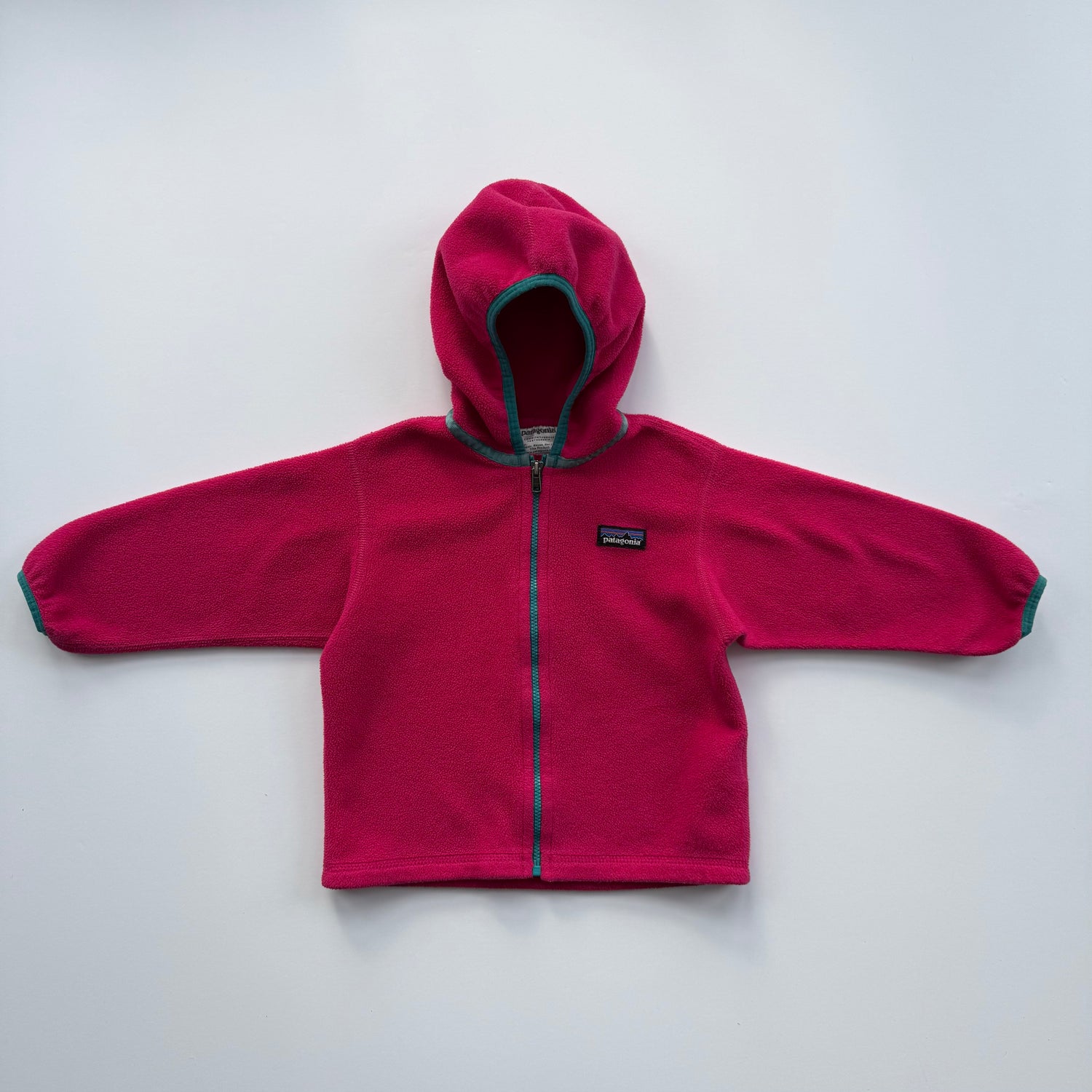 Patagonia Zip Up Fleece with Hood - Size 2T