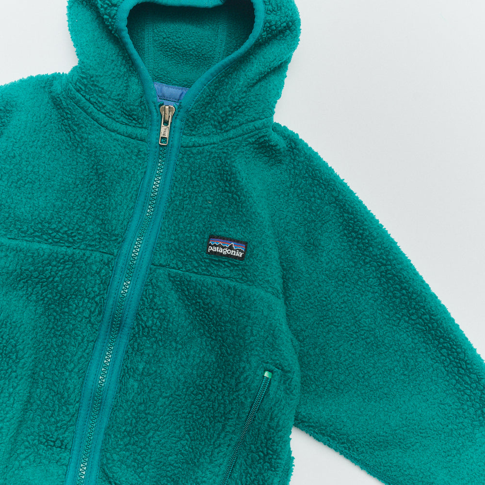 Patagonia 90s Fleece Jacket With Hood - Size 3T