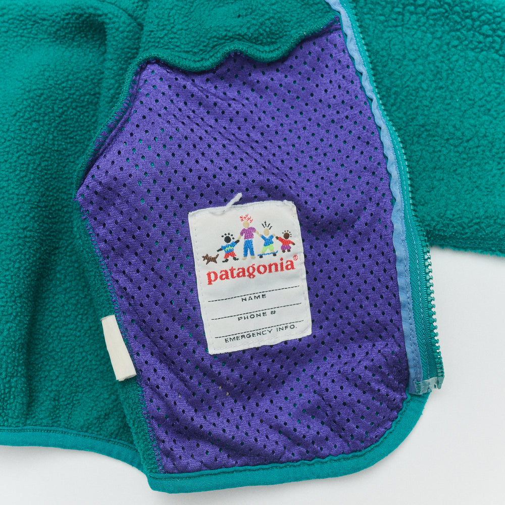 Patagonia 90s Fleece Jacket With Hood - Size 3T