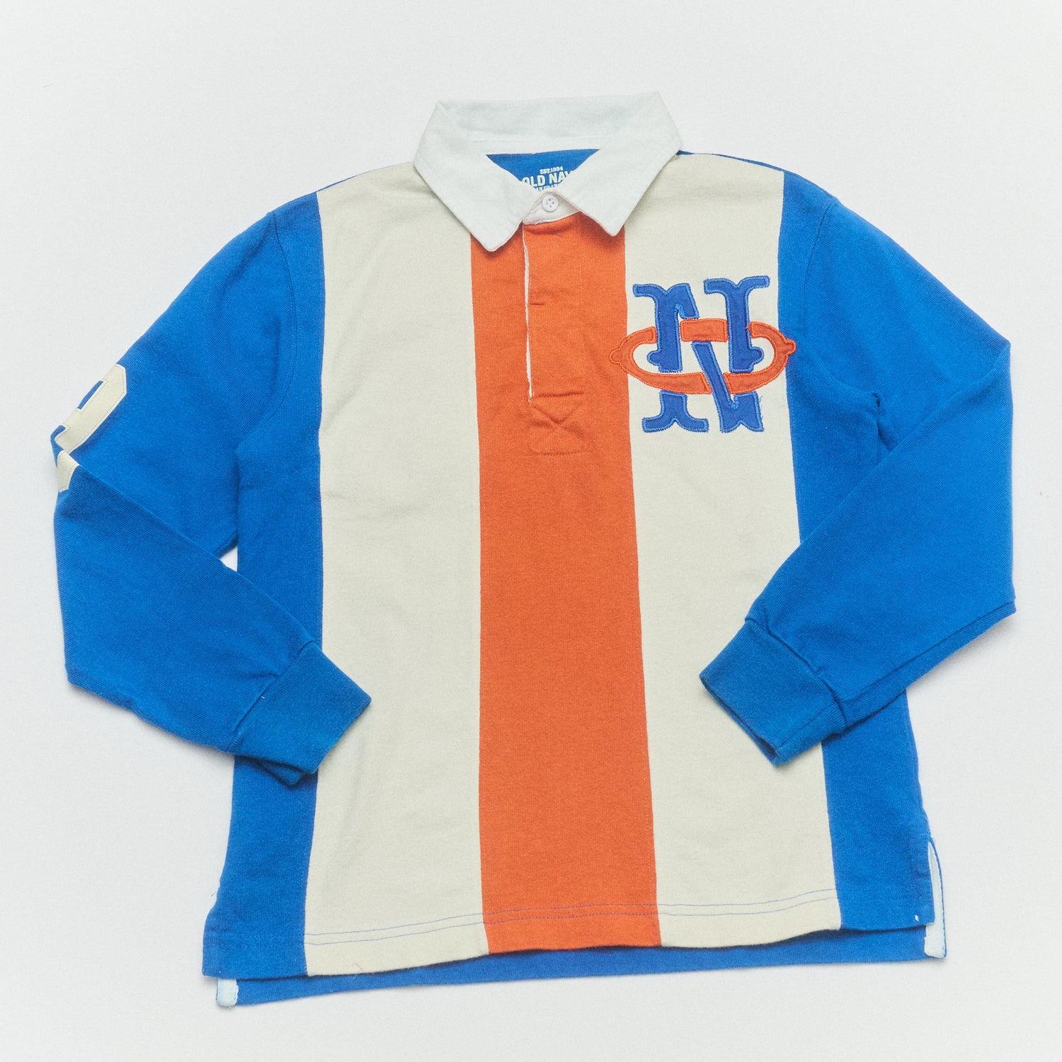 Old Navy Y2K Rugby Shirt - Size 8