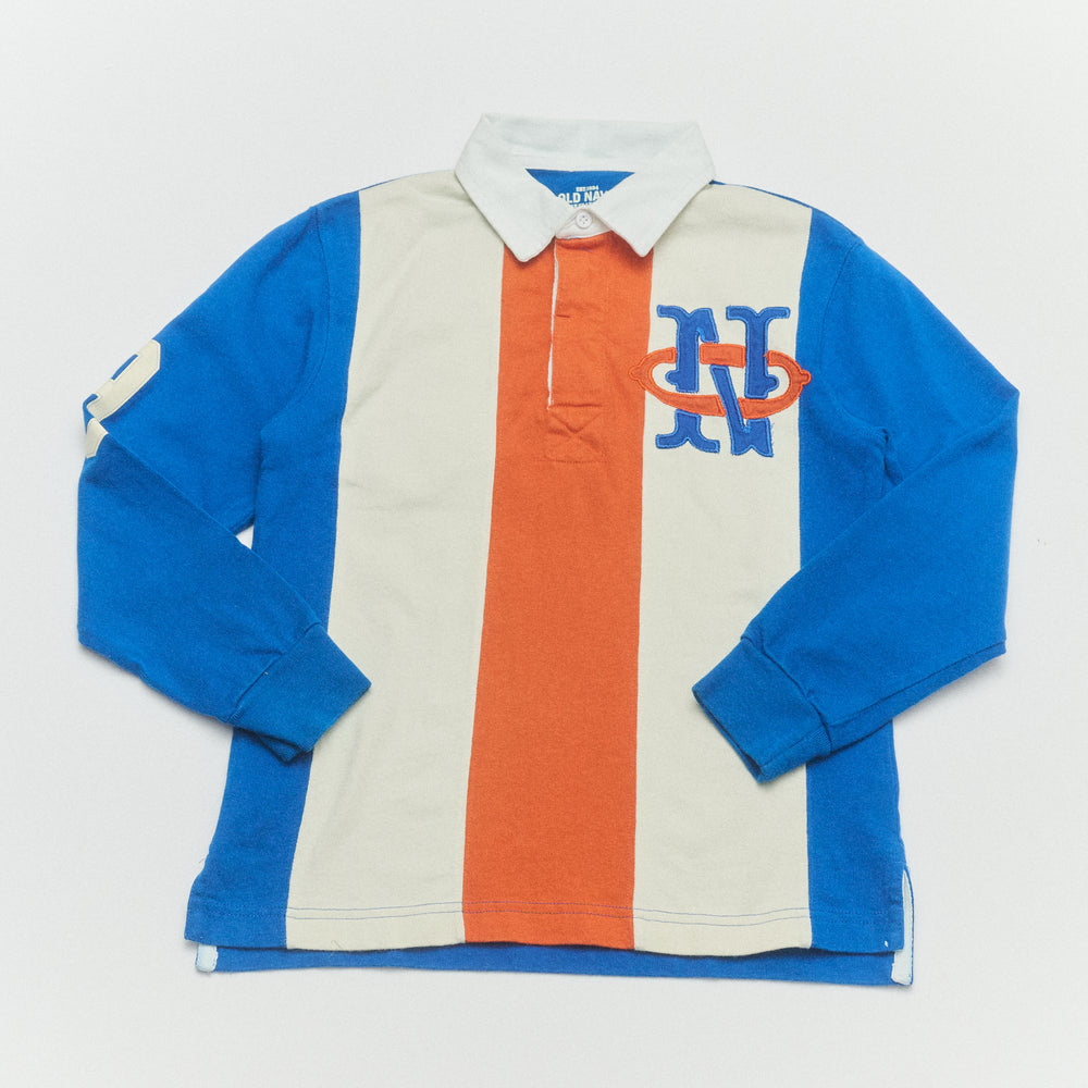 Old Navy Y2K Rugby Shirt - Size 8