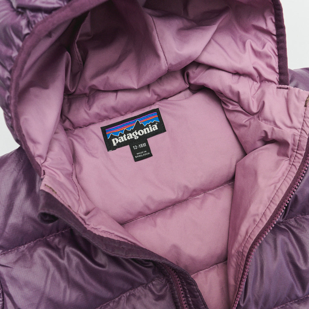 Patagonia Hi Loft Down Sweater Hoody - Size 12/18M