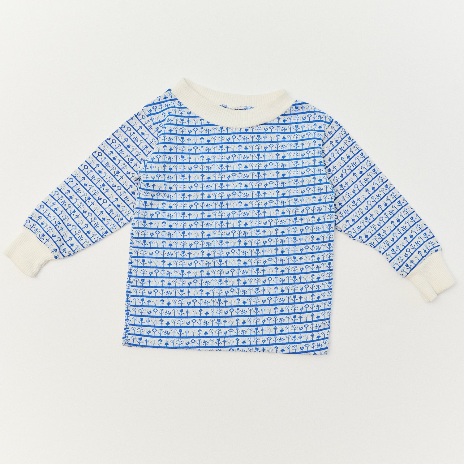 80s Floral LS - Size 12/24M