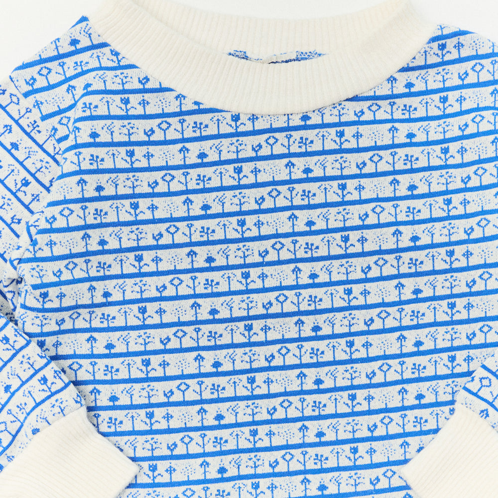 80s Floral LS - Size 12/24M
