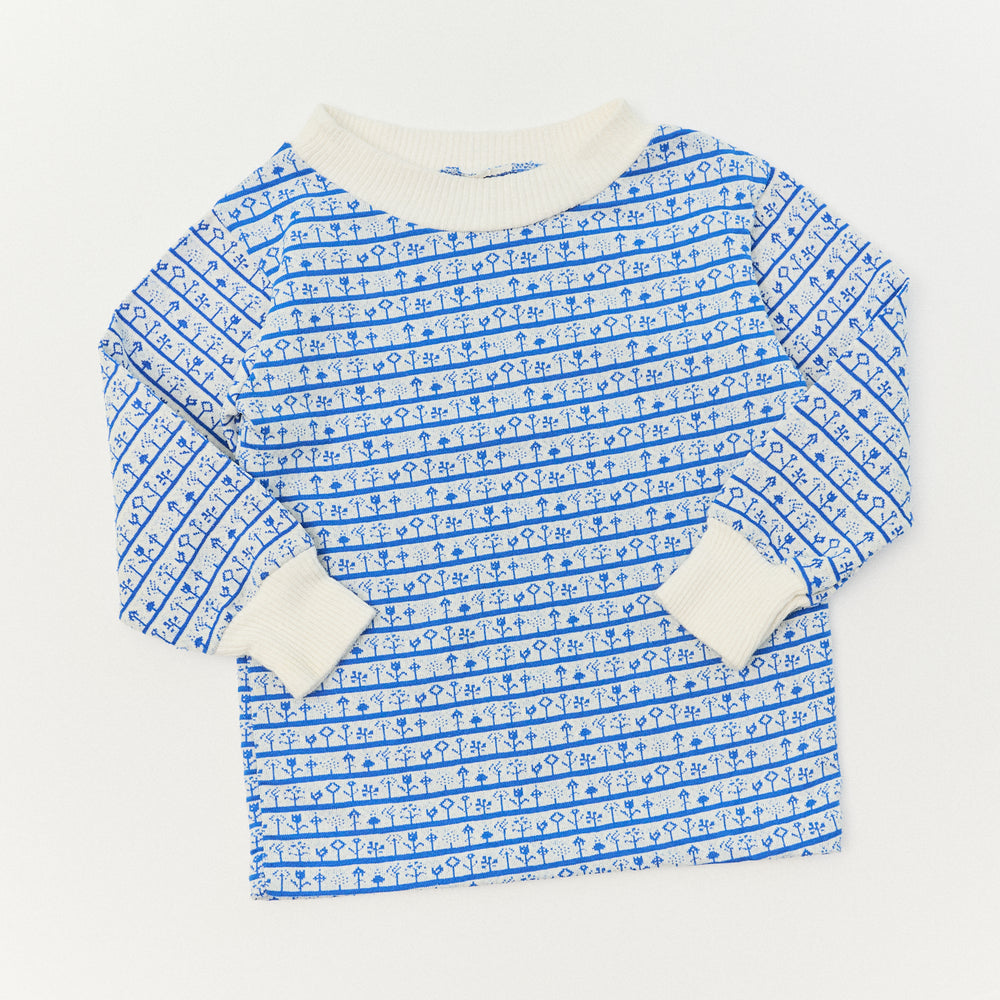 80s Floral LS - Size 12/24M