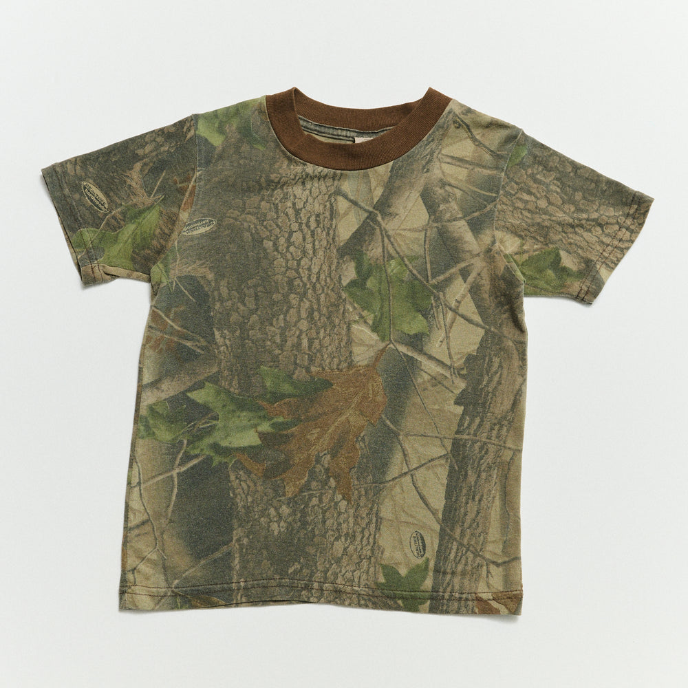 Camo Ringer Tee - Size 6/7