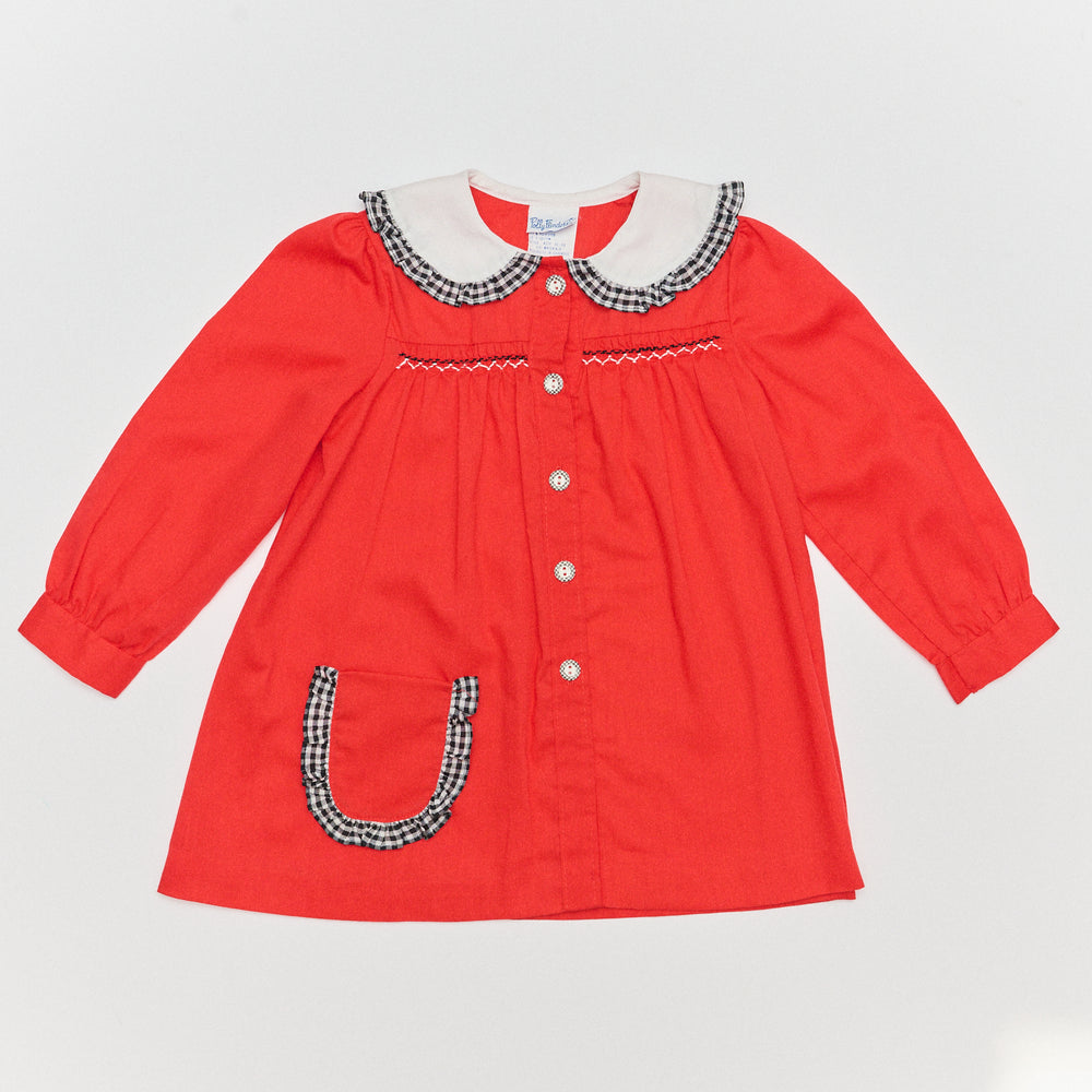 Polly Finders Smocked Dress - Size 4