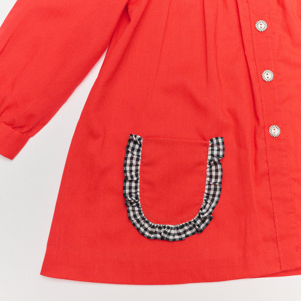 Polly Finders Smocked Dress - Size 4