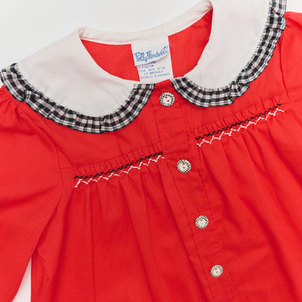 Polly Finders Smocked Dress - Size 4