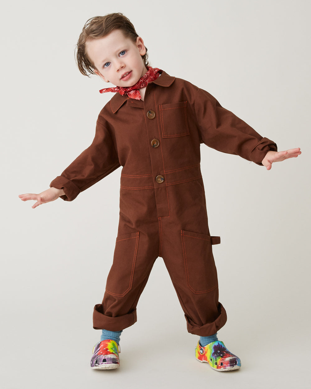 Nicky Jumpsuit in Brown